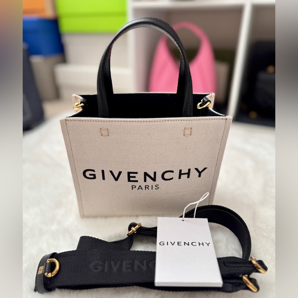 Givenchy G-Tote Mini Shopping Bag in Canvas *NWT*